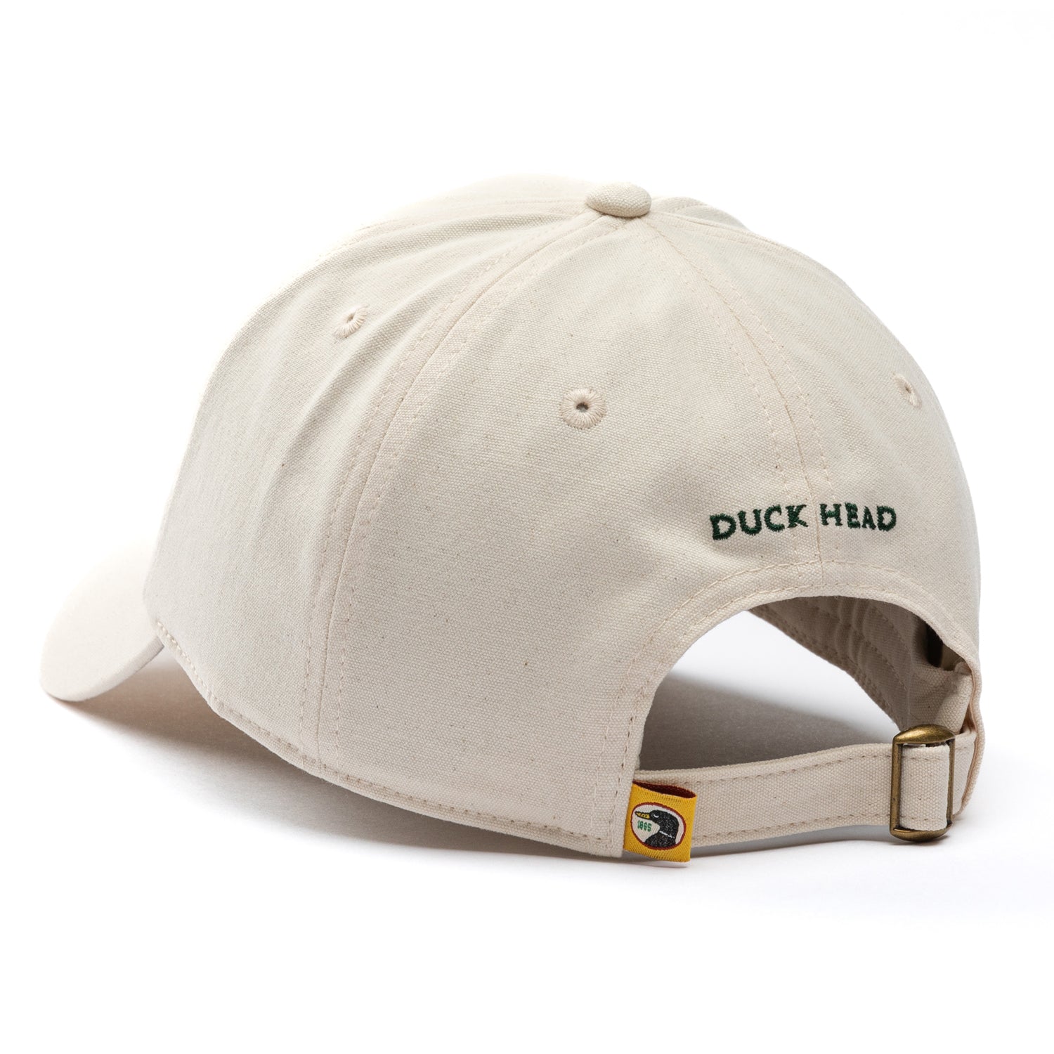 Circle Patch Canvas Hat - Natural
