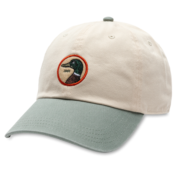 Circle Patch Twill Hat - Cream