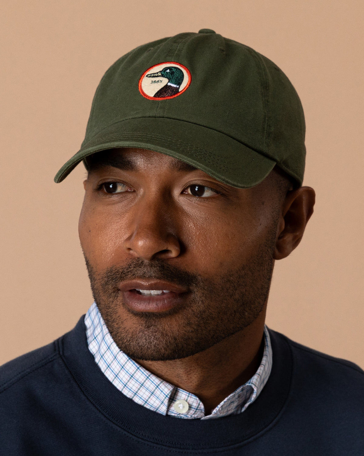 Circle Patch Twill Hat - Dark Forest Green