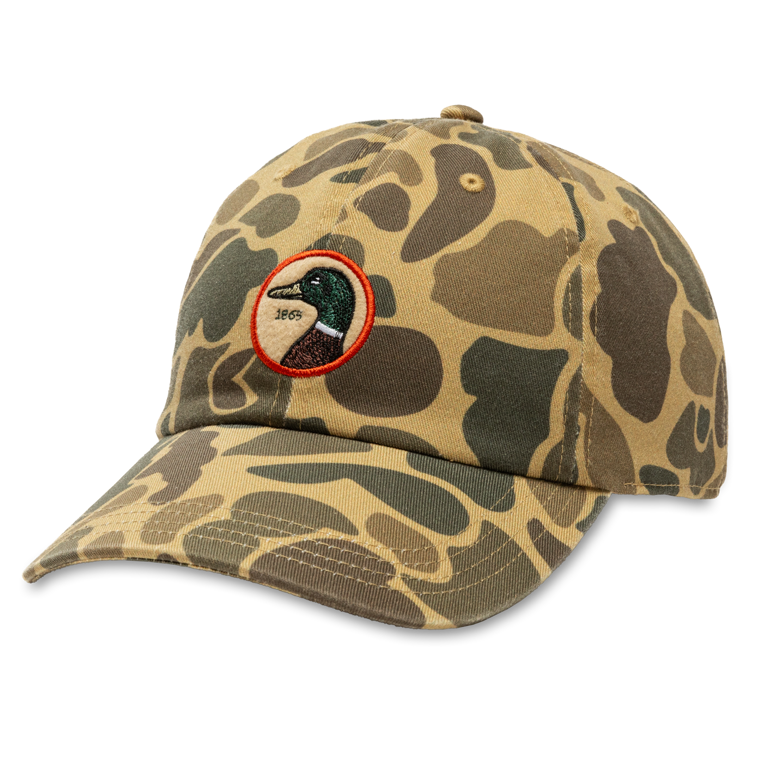 Circle Patch Twill Hat - Camo