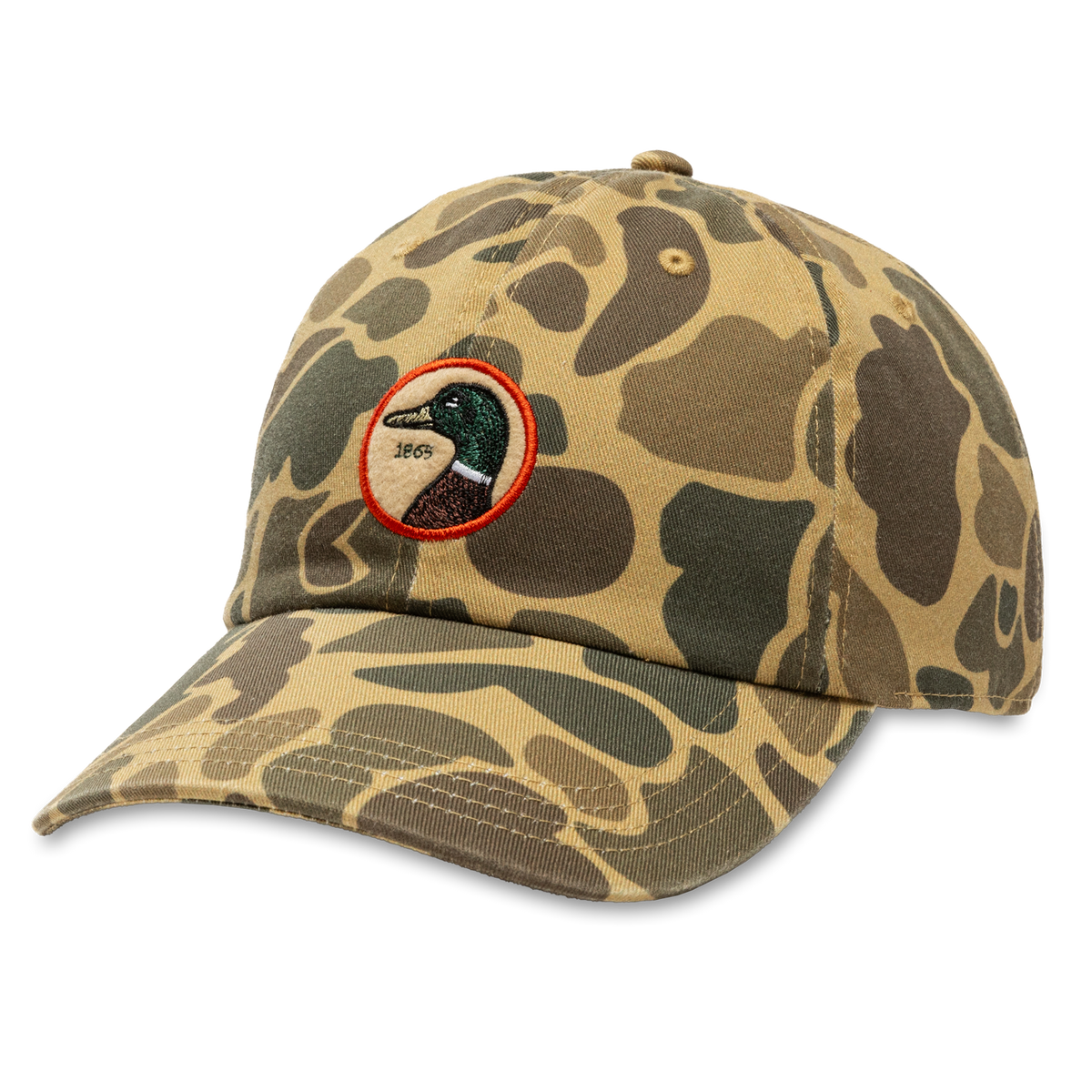 Circle Patch Twill Hat - Camo