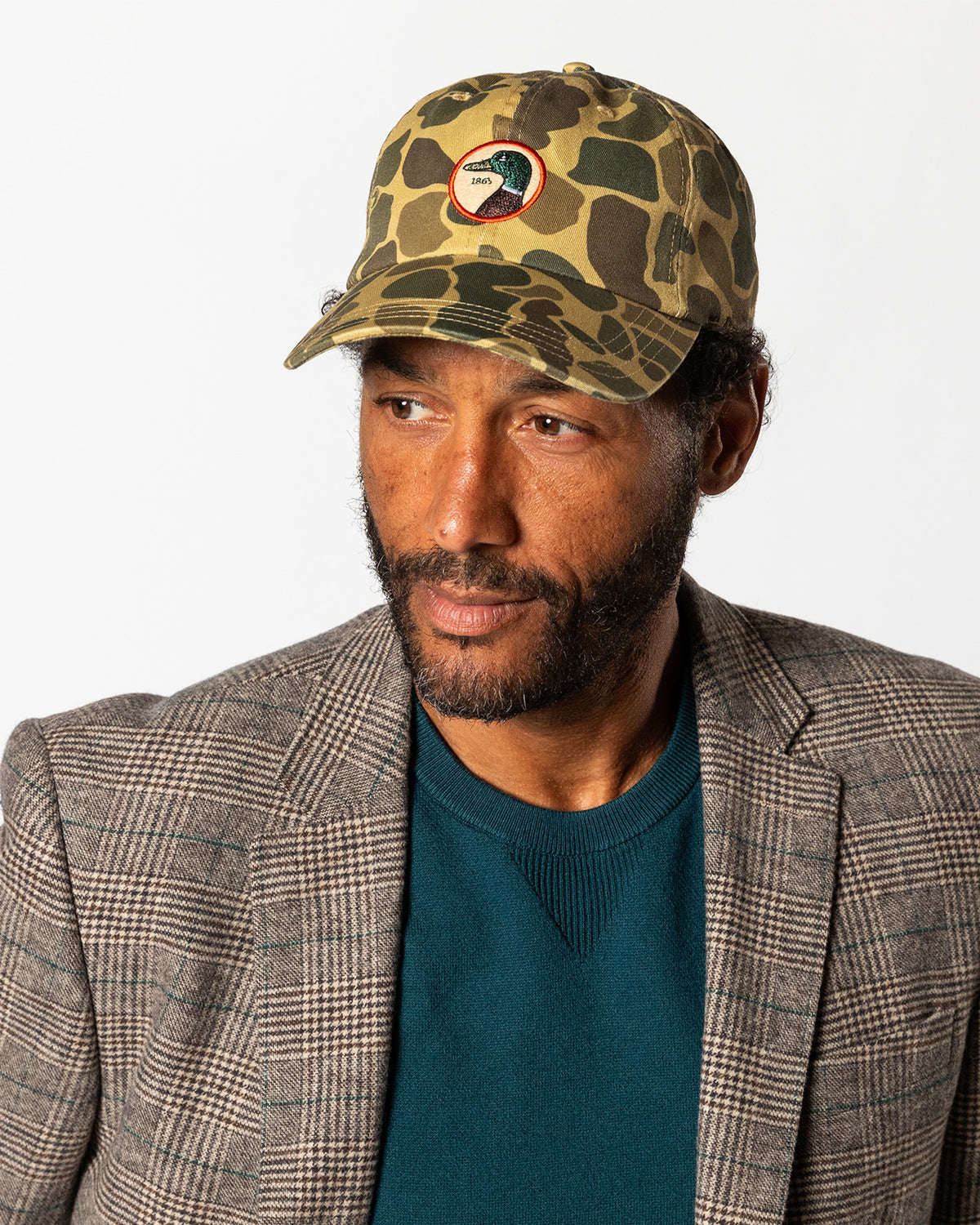 Circle Patch Twill Hat - Camo