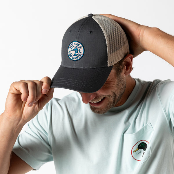 Ripstop Unstructured Trucker Hat - Orion Blue
