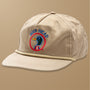 Khaki 5-Panel Unstructured Rope Hat