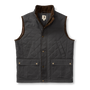 Waxed Duck Canvas Quilted Vest - Magnet Grey