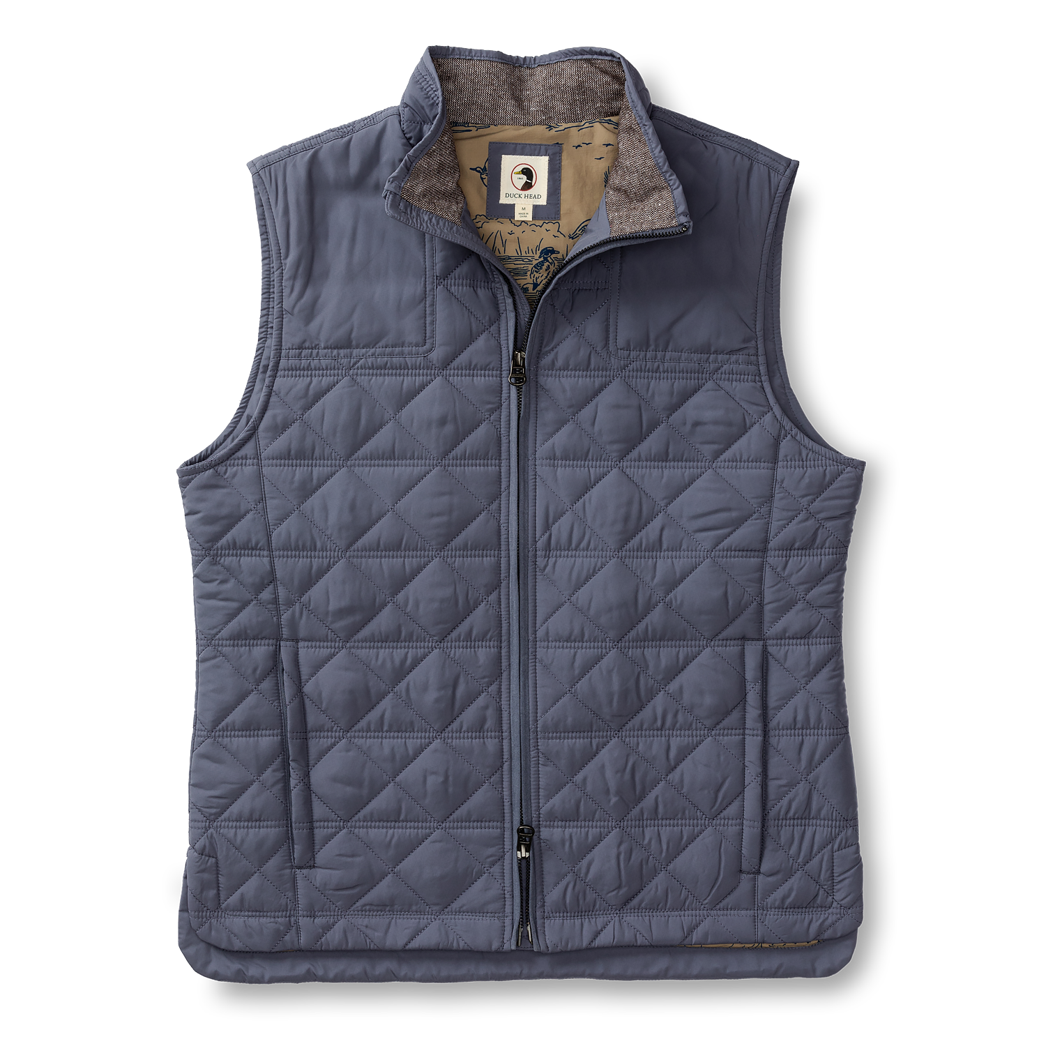 Fremont Performance Quilted Vest - Slate Blue