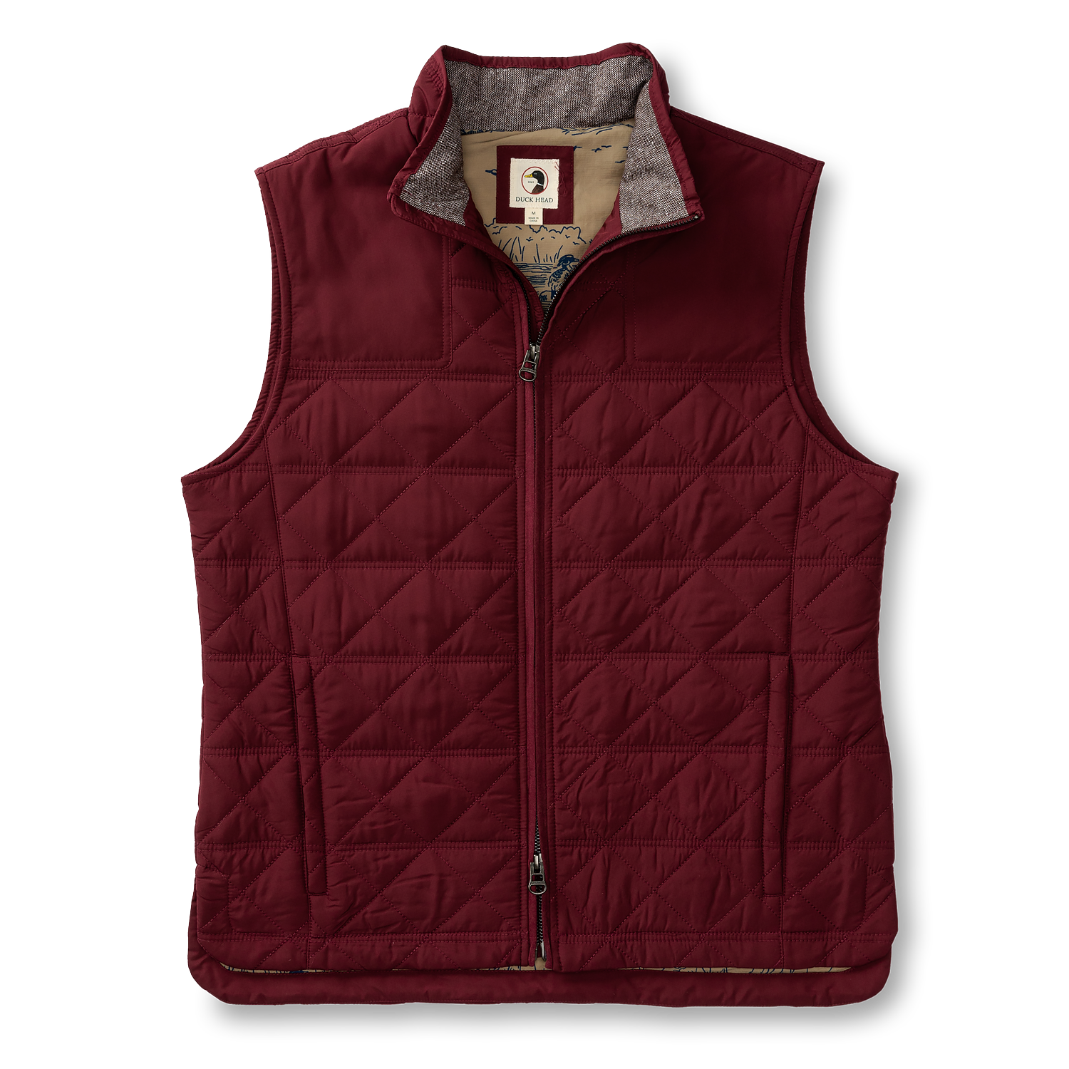 Fremont Performance Quilted Vest - Tawny Port