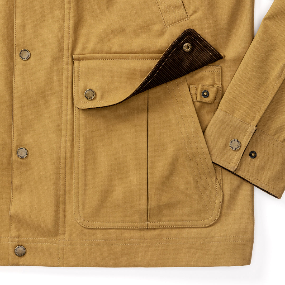 Auralee Washi Duck Canvas Jacket In Green | ModeSens