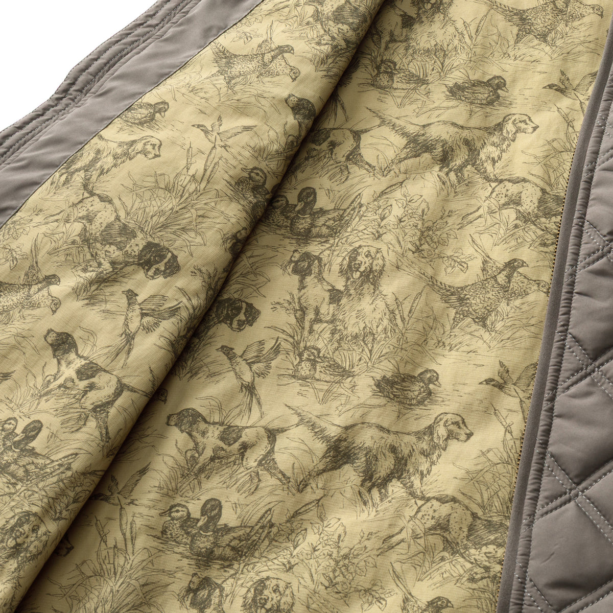 Fremont Sport Performance Quilted Vest - Fossil Gray