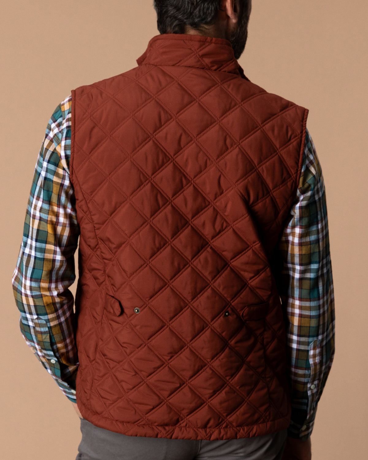 Fremont Sport Performance Quilted Vest - Brandy Brown