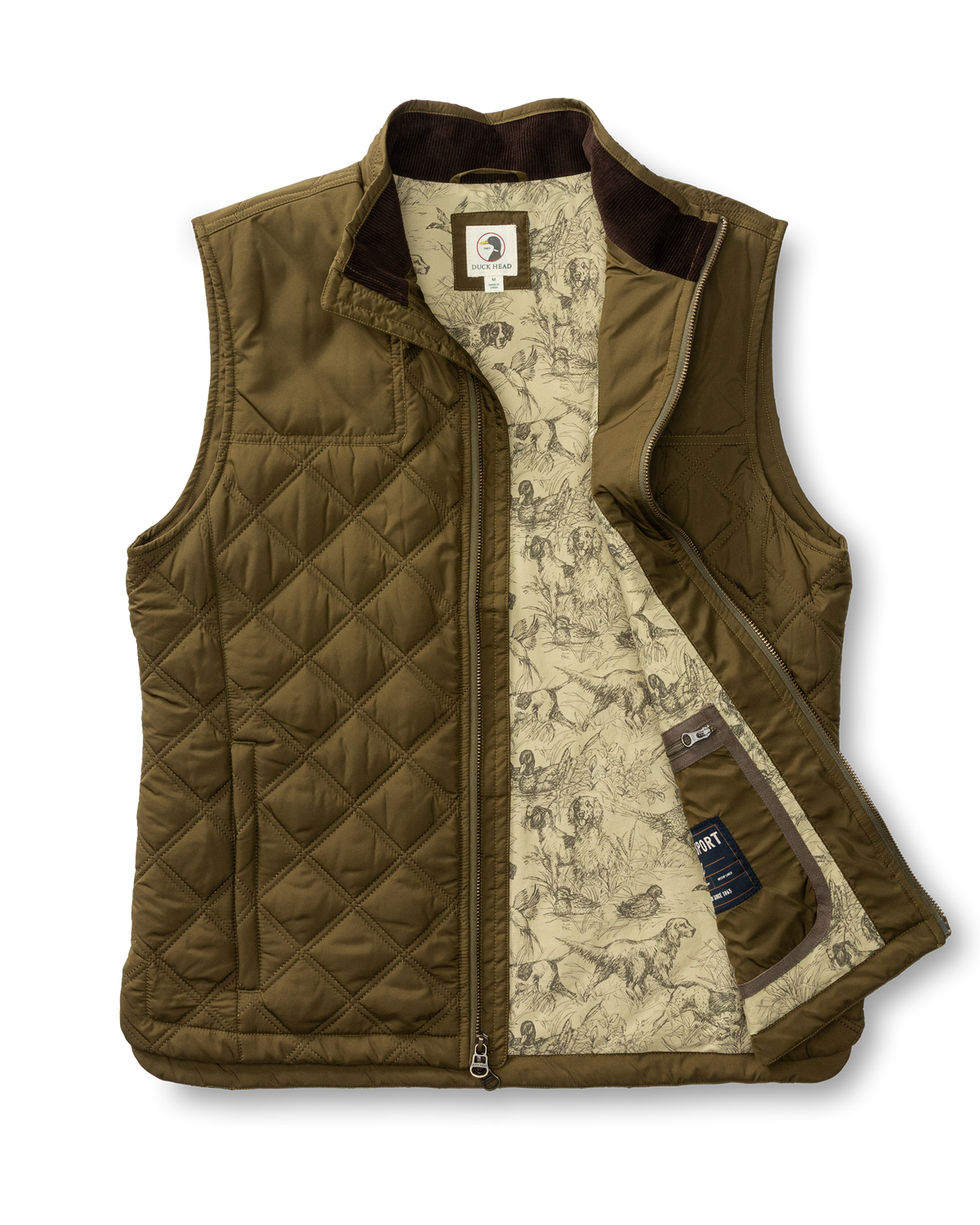 Fremont Sport Performance Quilted Vest - Dark Olive