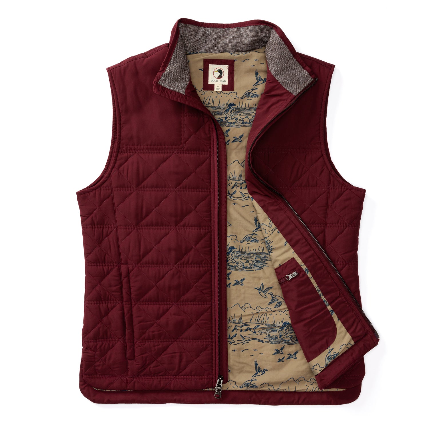 Fremont Performance Quilted Vest - Tawny Port