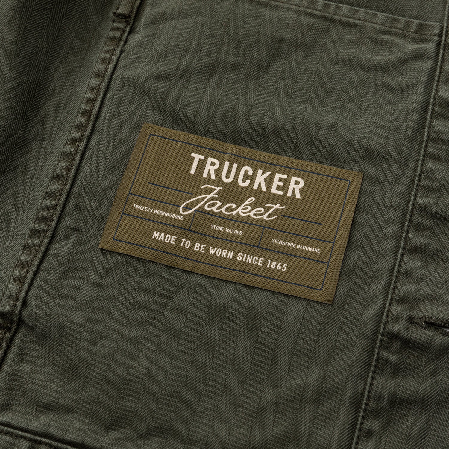 Trucker Jacket - Deep Olive