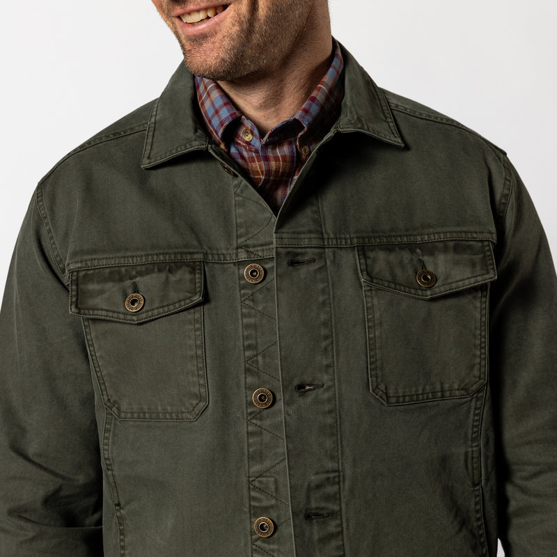 Trucker Jacket - Deep Olive