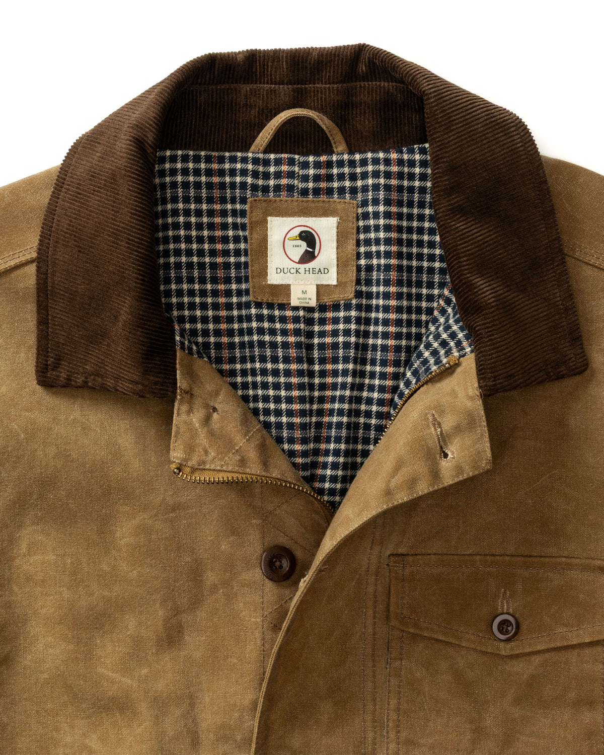 Waxed Duck Canvas Rancher Jacket - Umber Brown