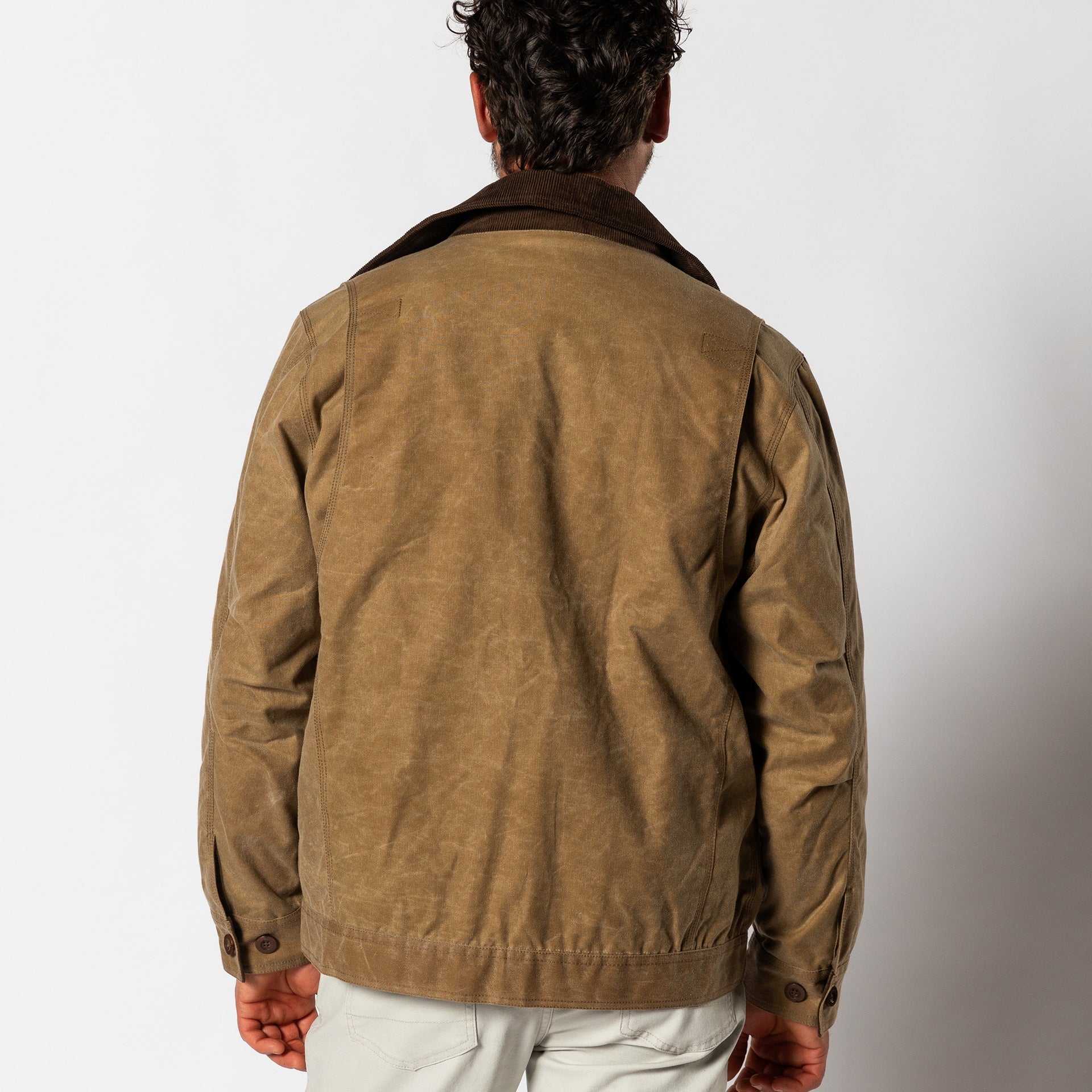 Waxed Duck Canvas Rancher Jacket - Umber Brown
