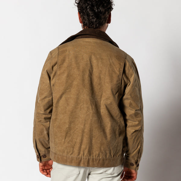 Waxed Duck Canvas Rancher Jacket - Umber Brown