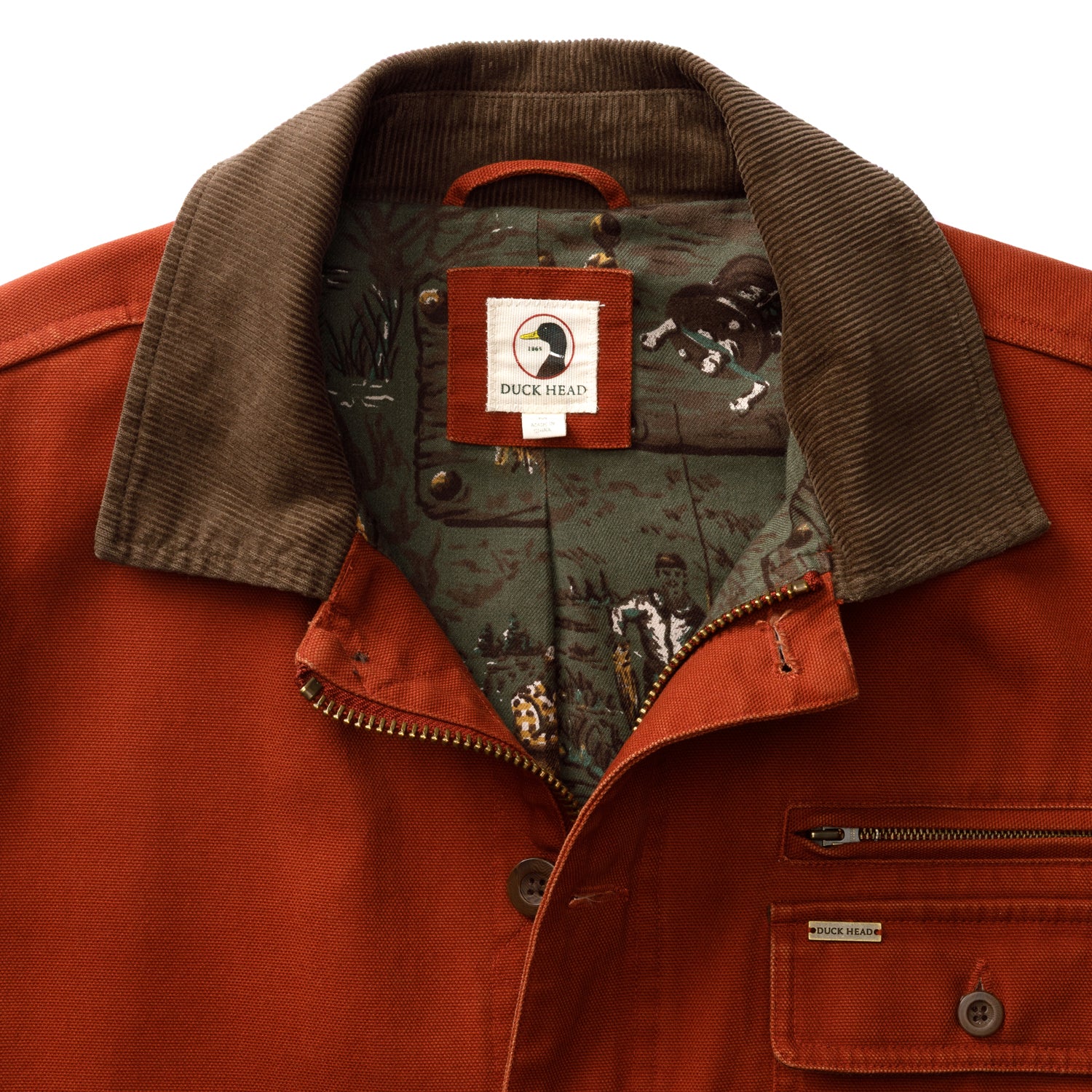 Duck Canvas Barn Coat - Brandy Brown