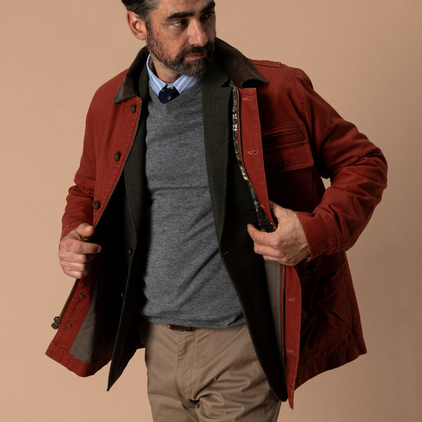 Duck Canvas Barn Coat - Brandy Brown
