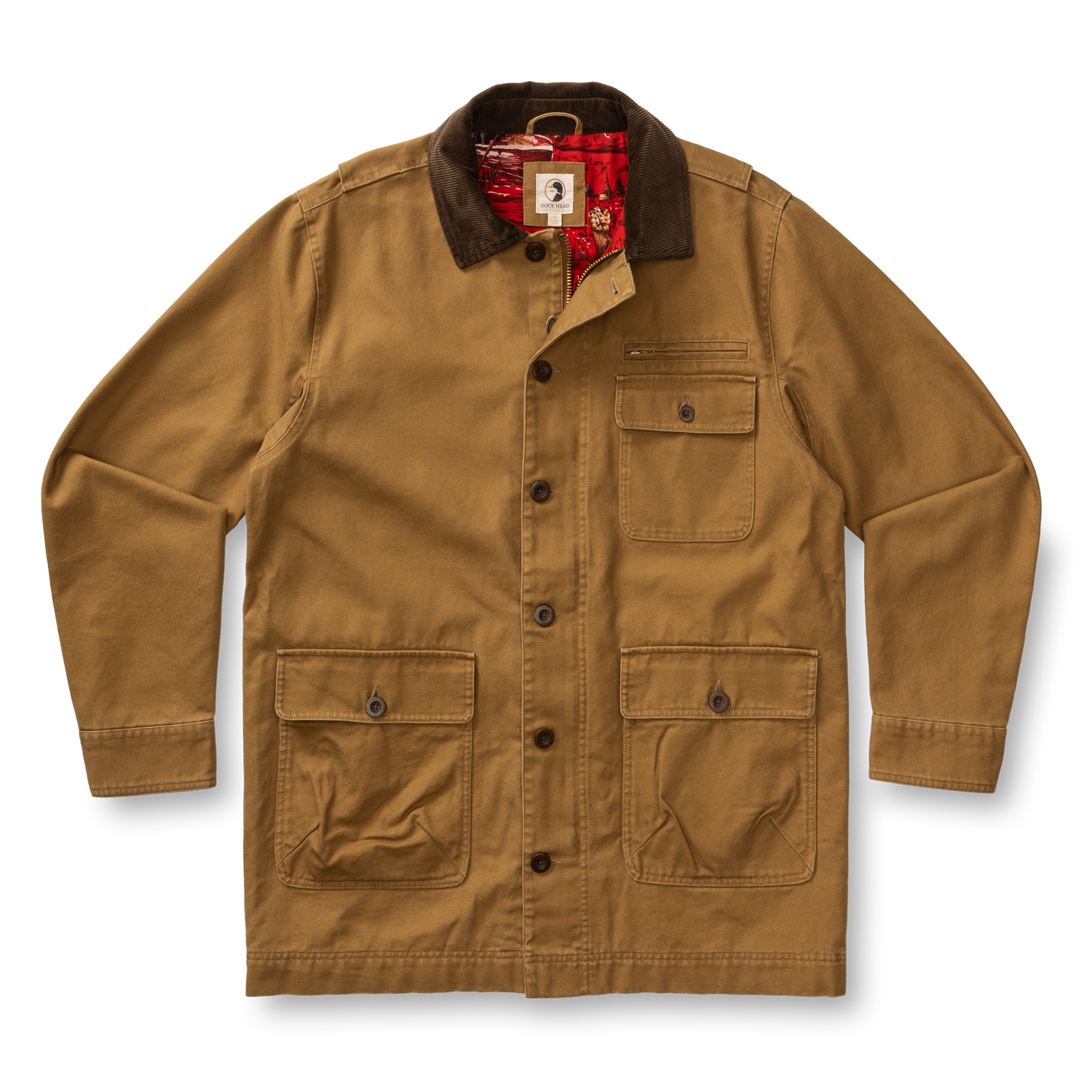 Duck Canvas Barn Coat - Dull Gold