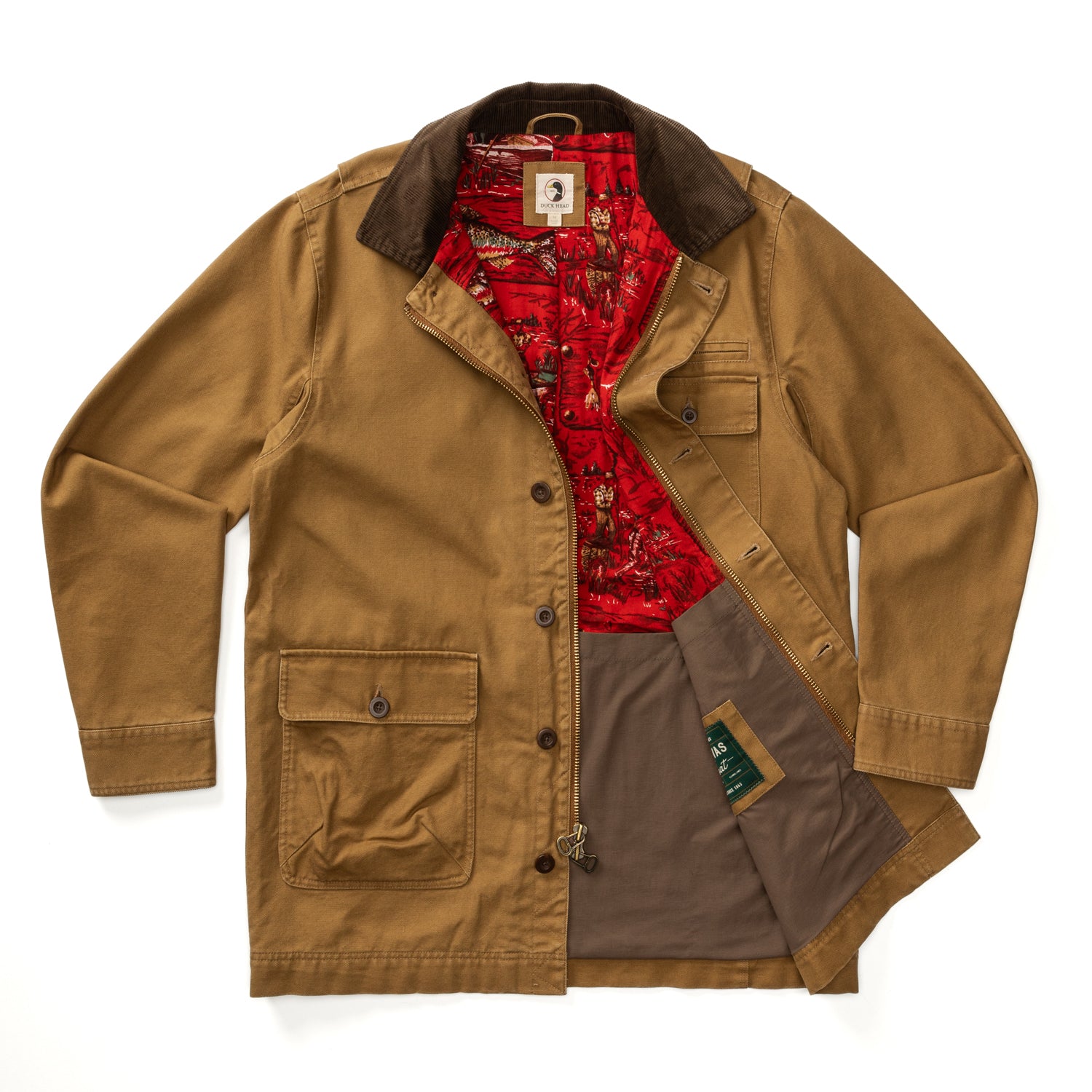 Duck Canvas Barn Coat - Dull Gold