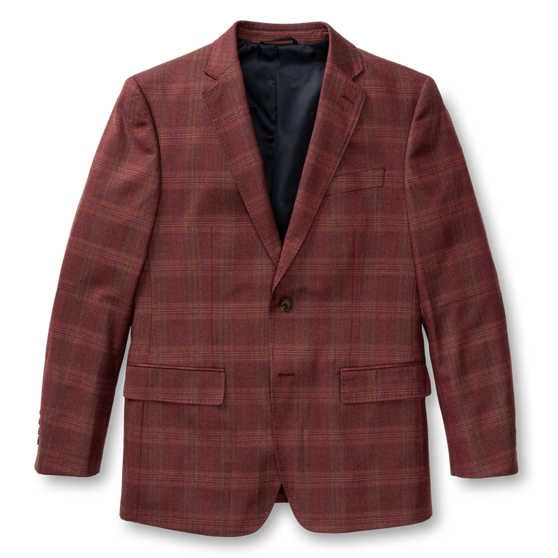 Sampson Plaid Sport Coat - Fig