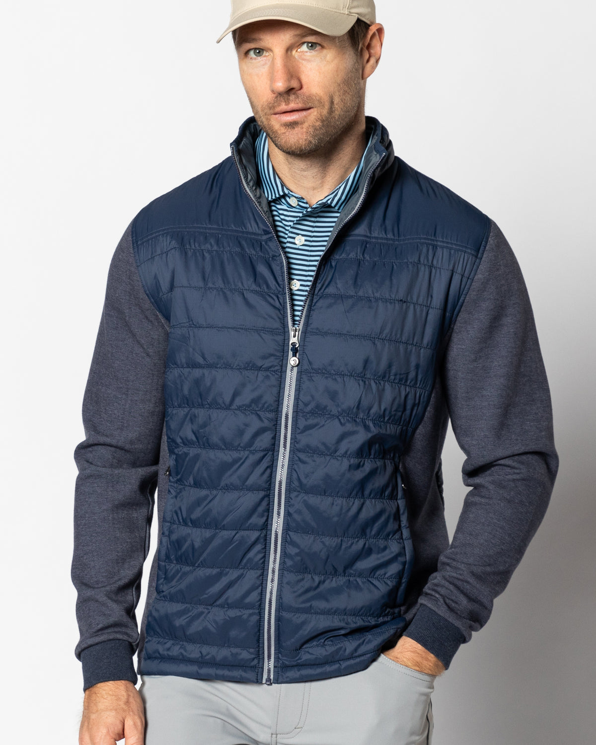Ridgeland Performance Quilted Jacket - Navy