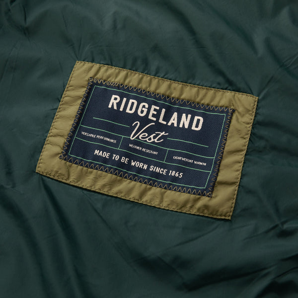 Ridgeland Performance Quilted Vest - Moss Green