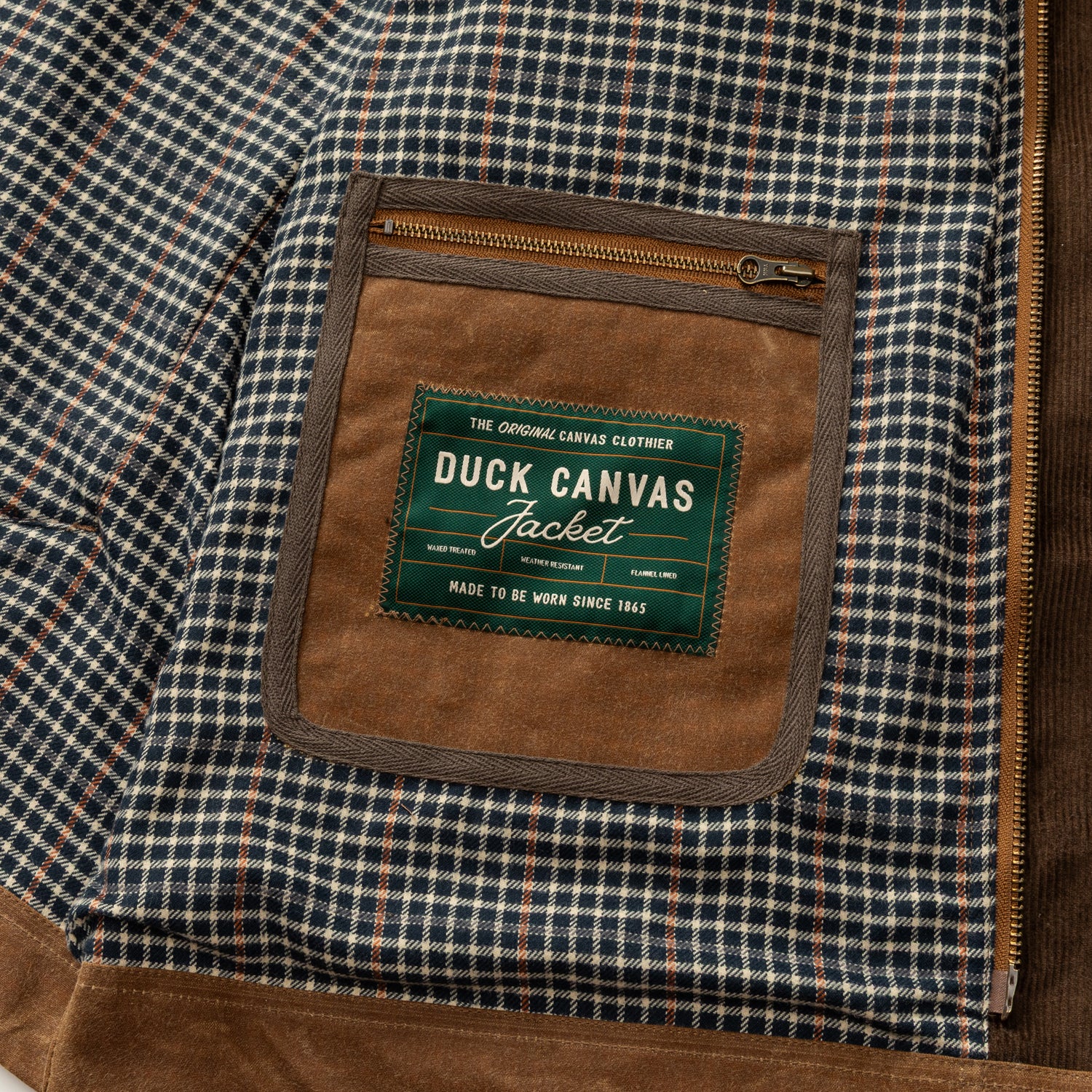 Waxed Duck Canvas Jacket - Buckskin