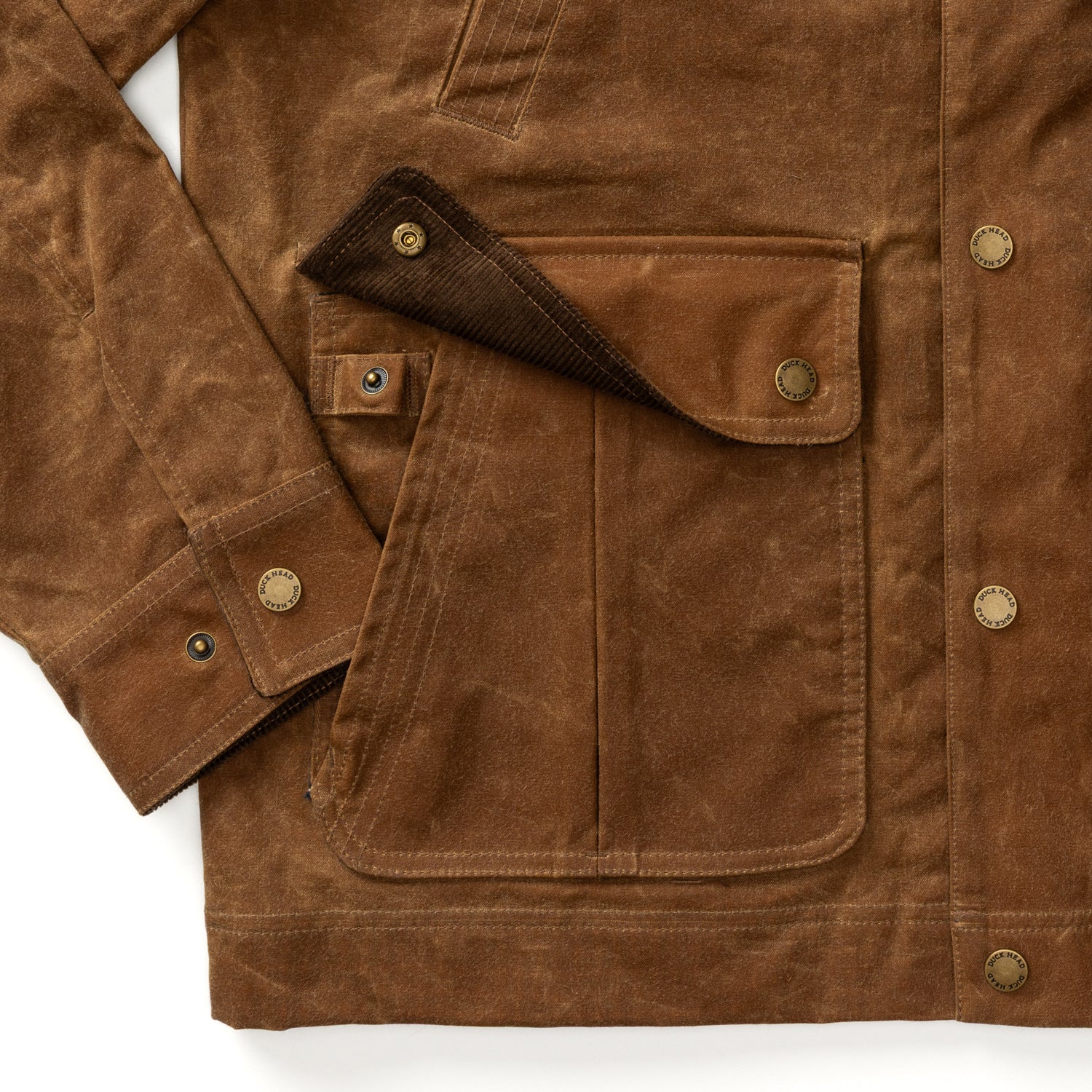 Waxed Duck Canvas Jacket - Buckskin