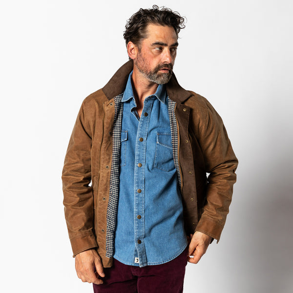 Waxed Duck Canvas Jacket - Buckskin
