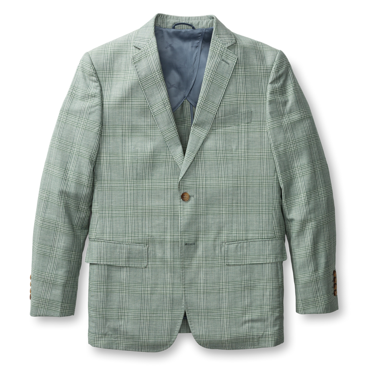 Langdon Plaid Sport Coat - Hunter Green