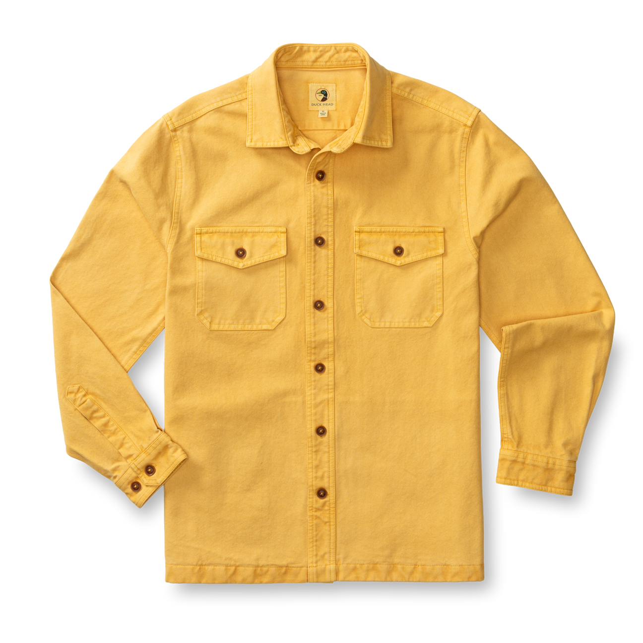 Garment Dyed Duck Canvas Jacket - Sunwashed Yellow