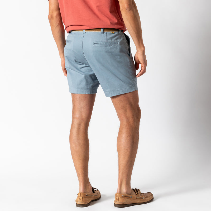 7" Gold School Chino Short - River Blue