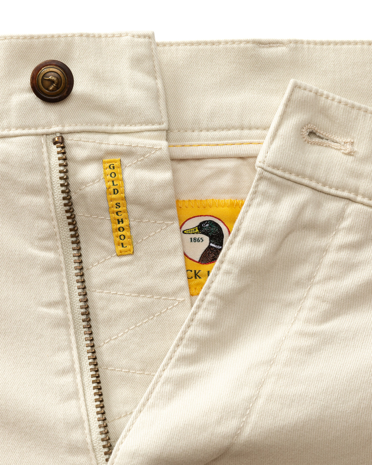 5" Gold School Chino Short - Stone