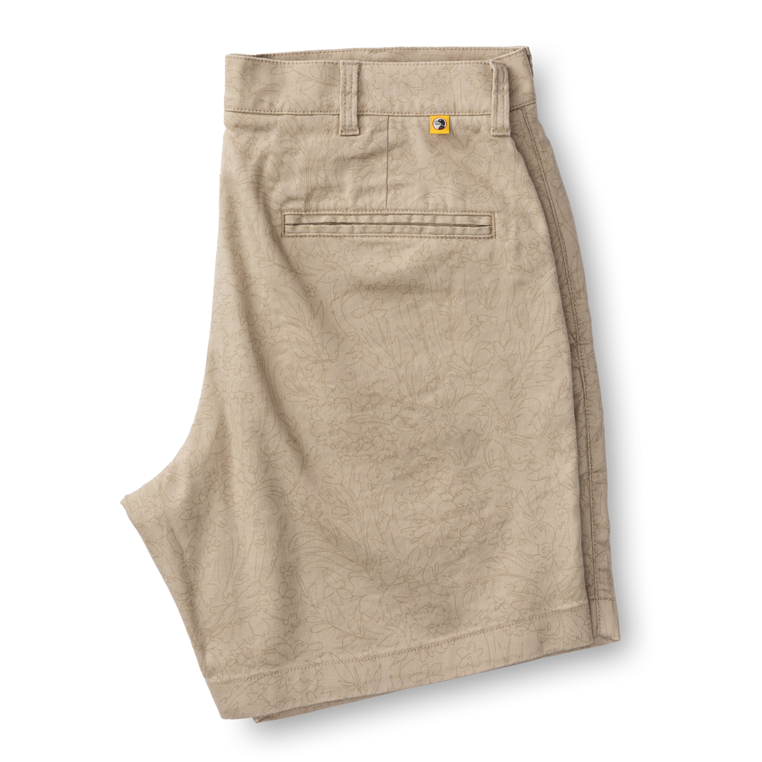 7" Linen Gold School Chino Short - Tan