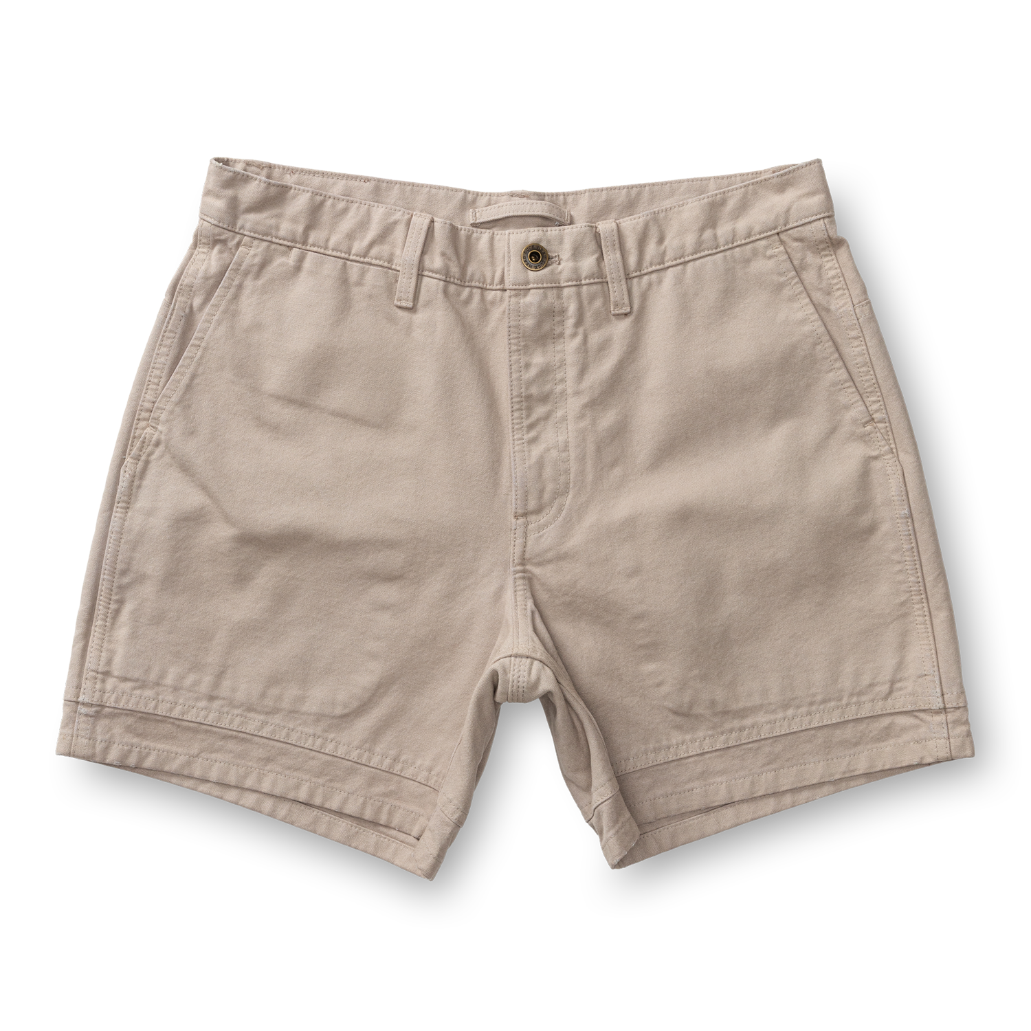 6" Garment Dyed Duck Canvas Short - Taupe