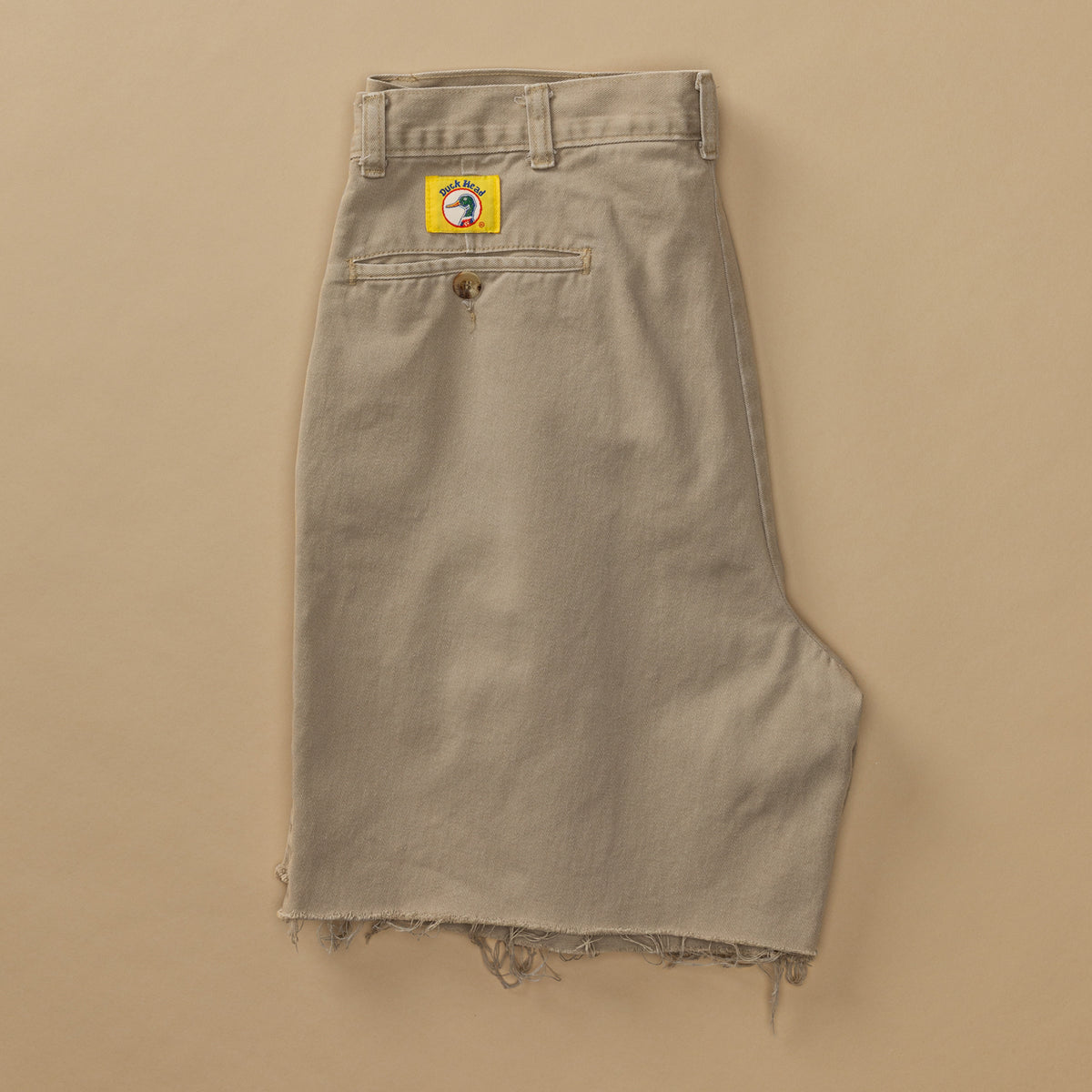 Pleated Cut Off Chino Short 33W - Duck Head Vintage