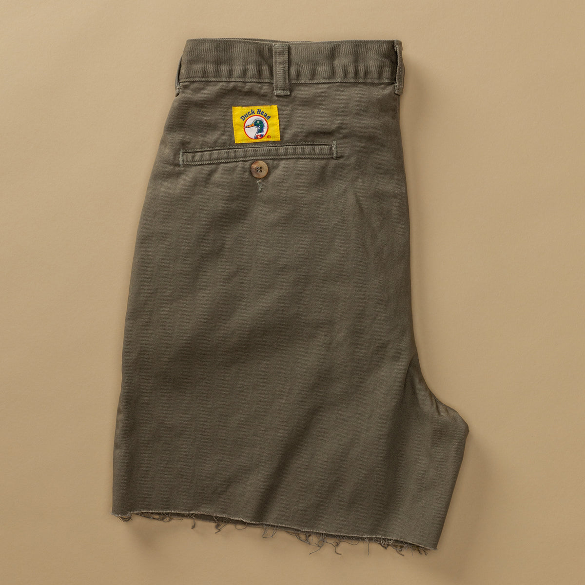 Pleated Cut Off Chino Short 32W - Duck Head Vintage