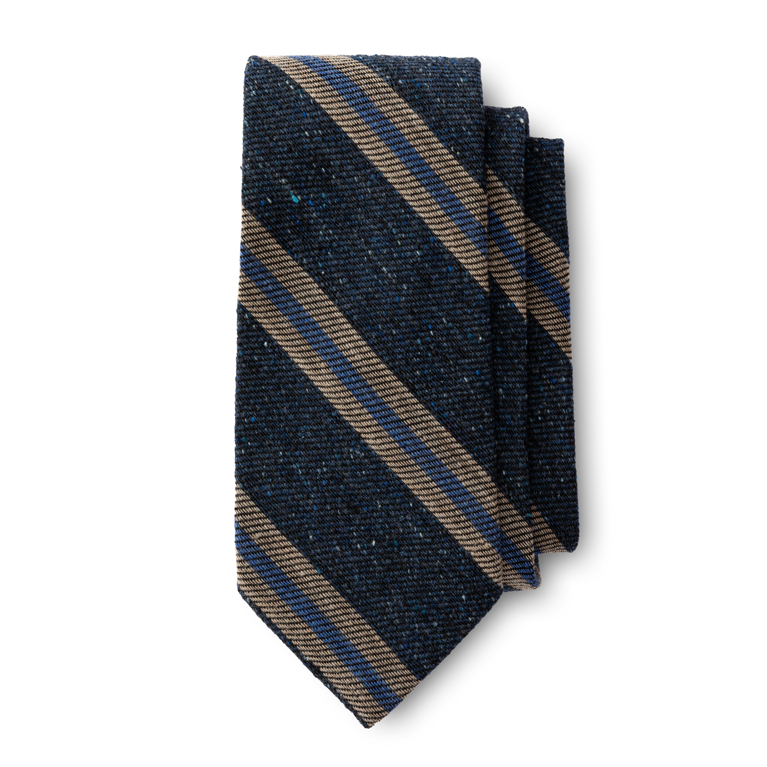 Silk Wool Striped Tie