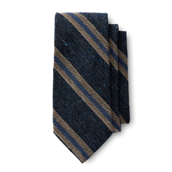 Silk Wool Striped Tie