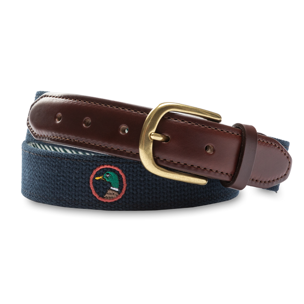 Embroidered Logo Web Belt