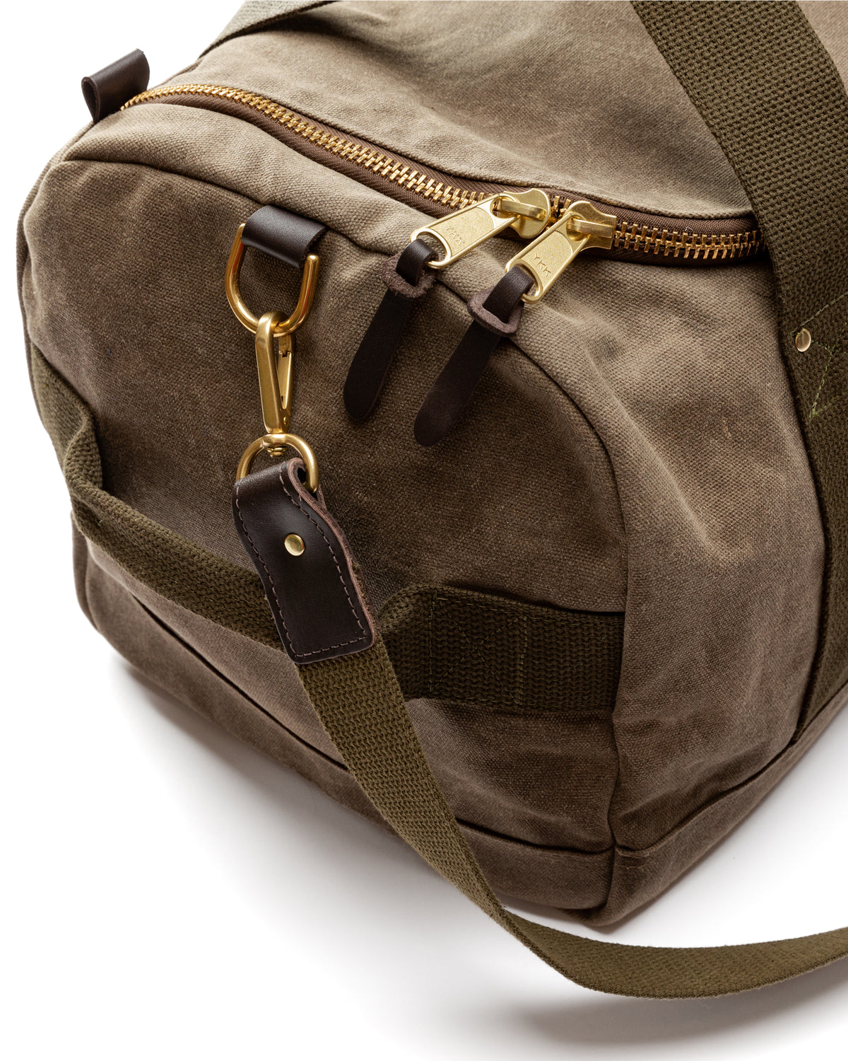Waxed Canvas Overnighter Bag - Field Brown