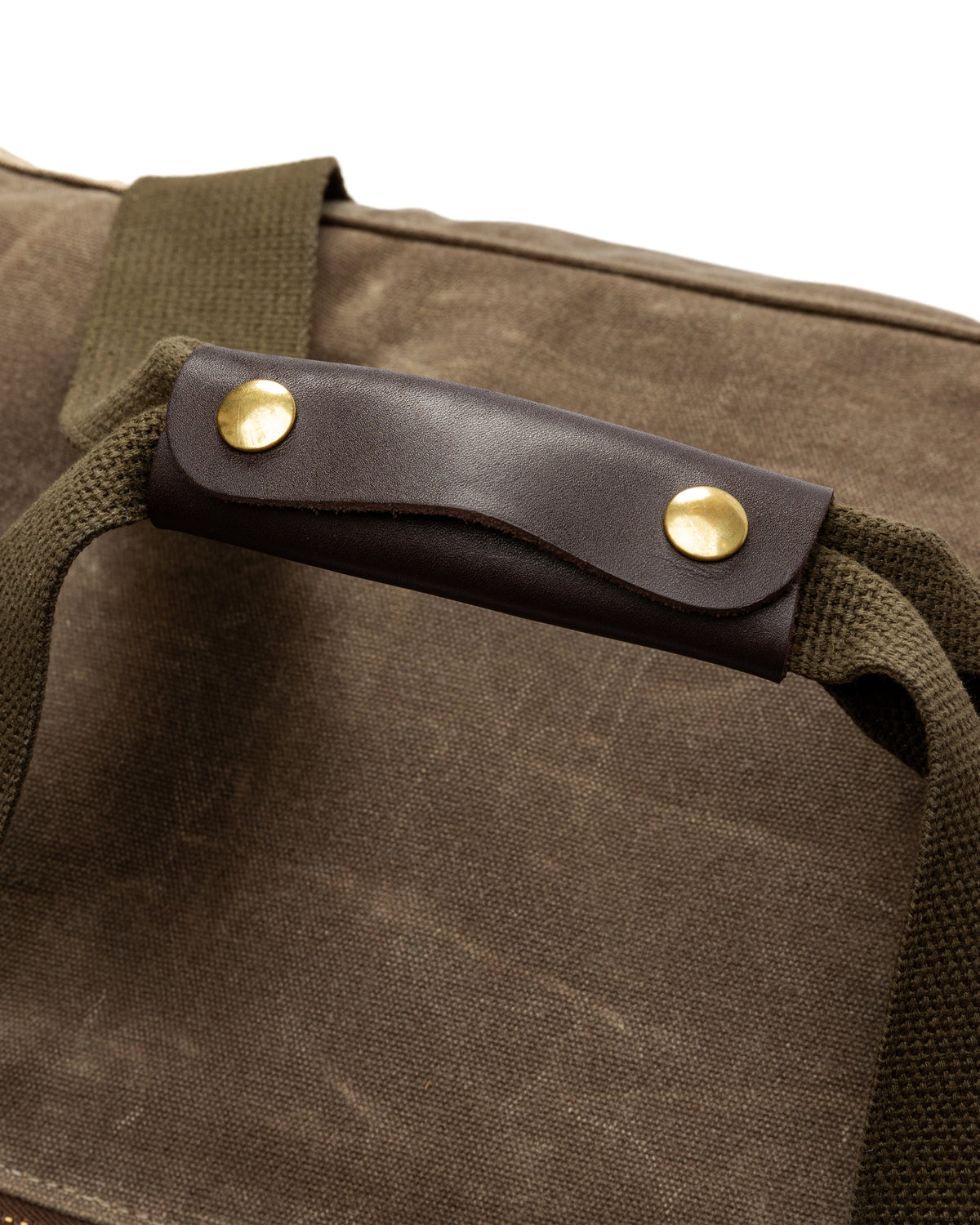 Waxed Canvas Overnighter Bag - Field Brown