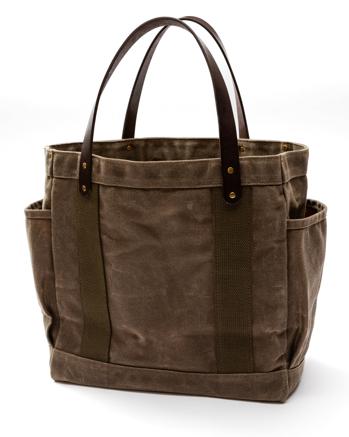 Waxed Canvas Tote - Field Brown