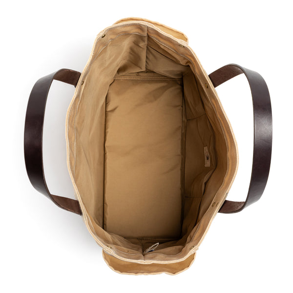 Waxed Canvas Tote - Natural