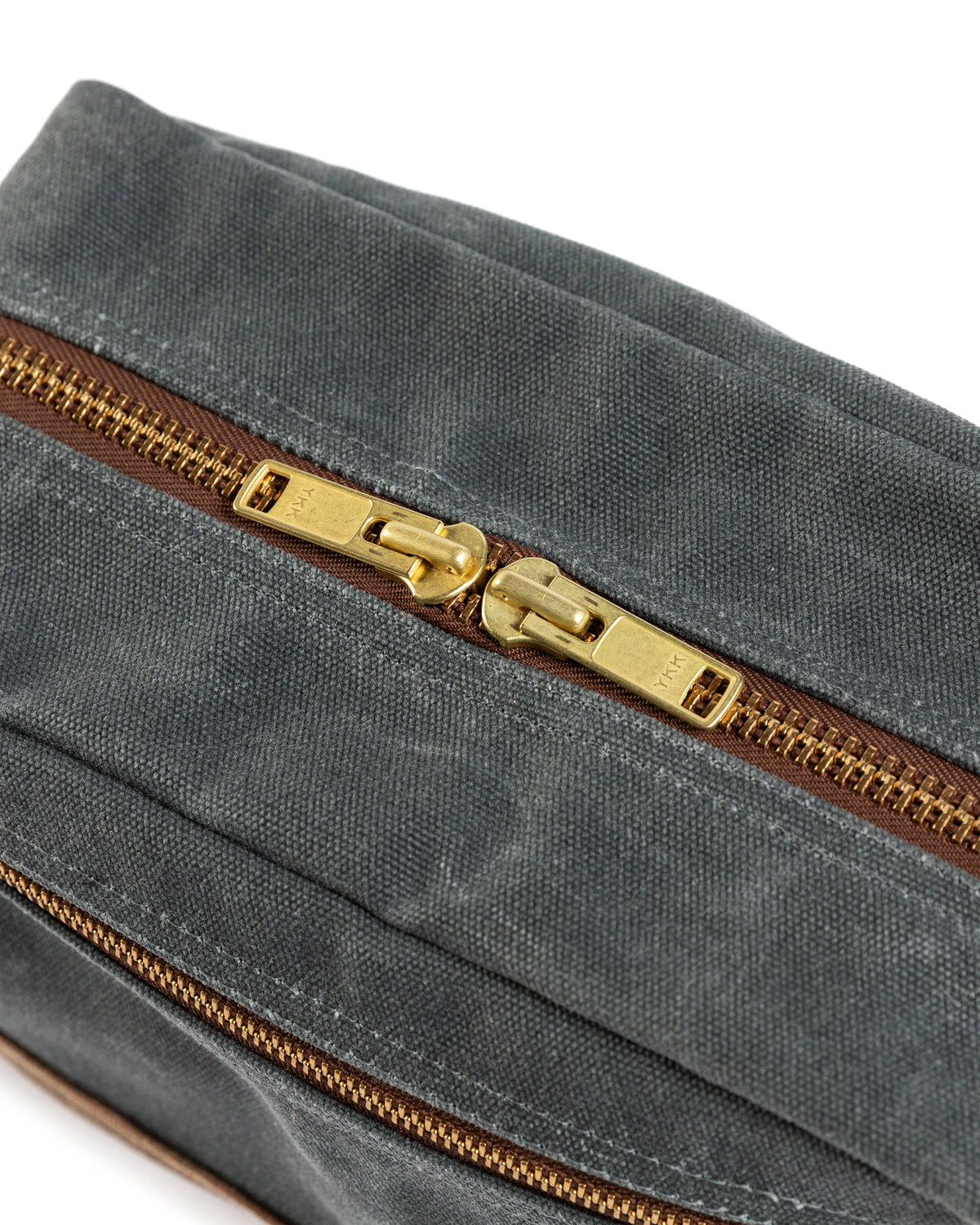 Waxed Canvas Dopp Kit - Charcoal