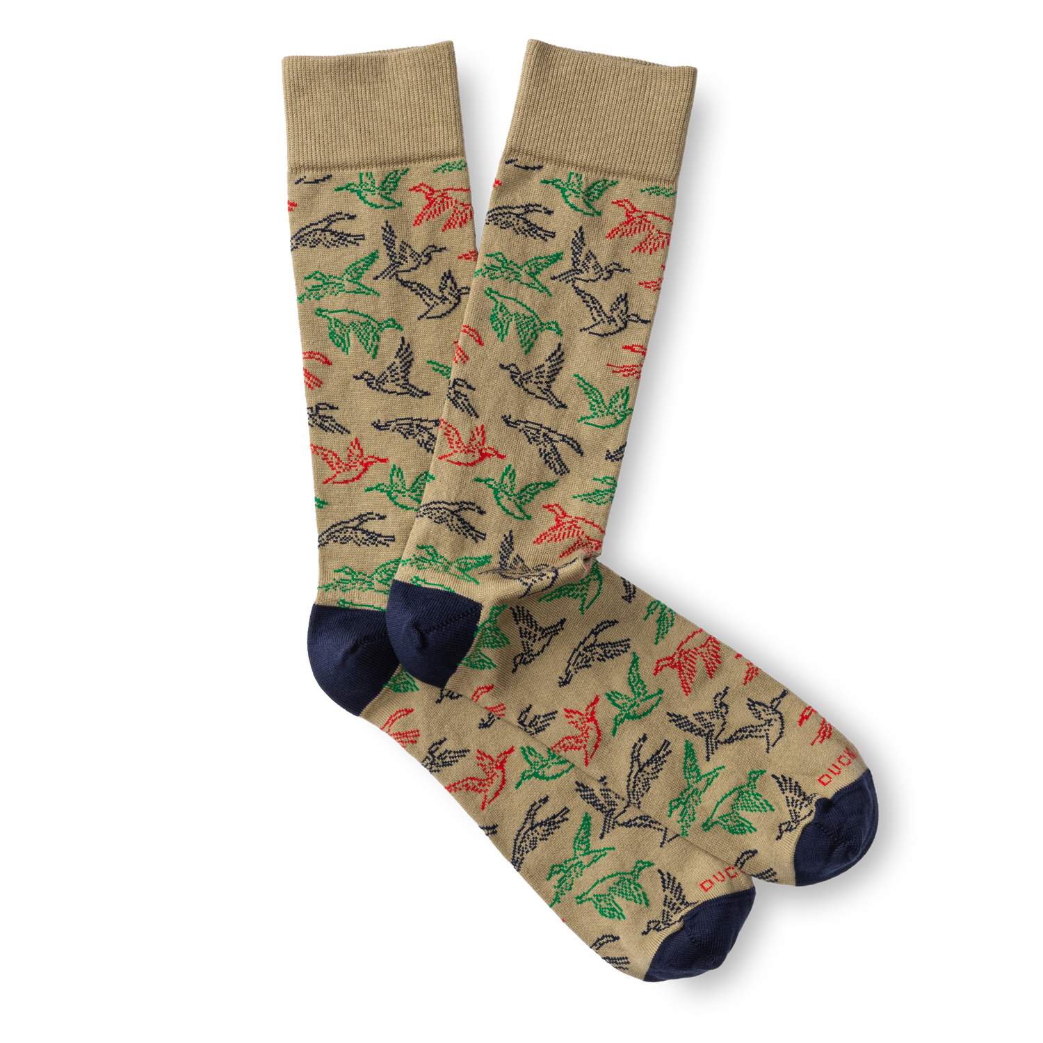 Flying Mallard Sock - Khaki