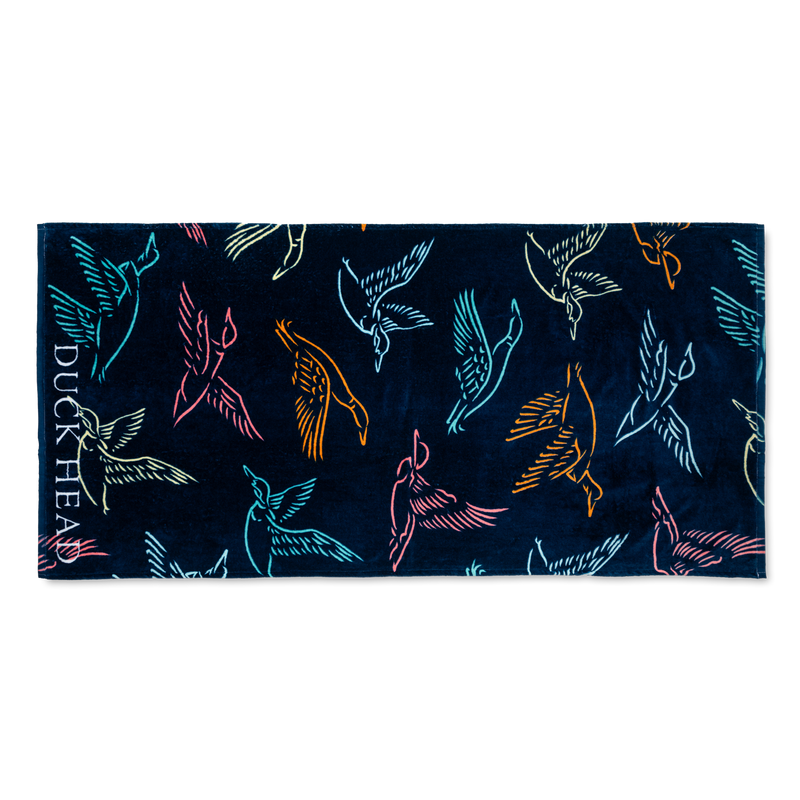 Flying Mallard Beach Towel