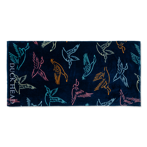 Flying Mallard Beach Towel